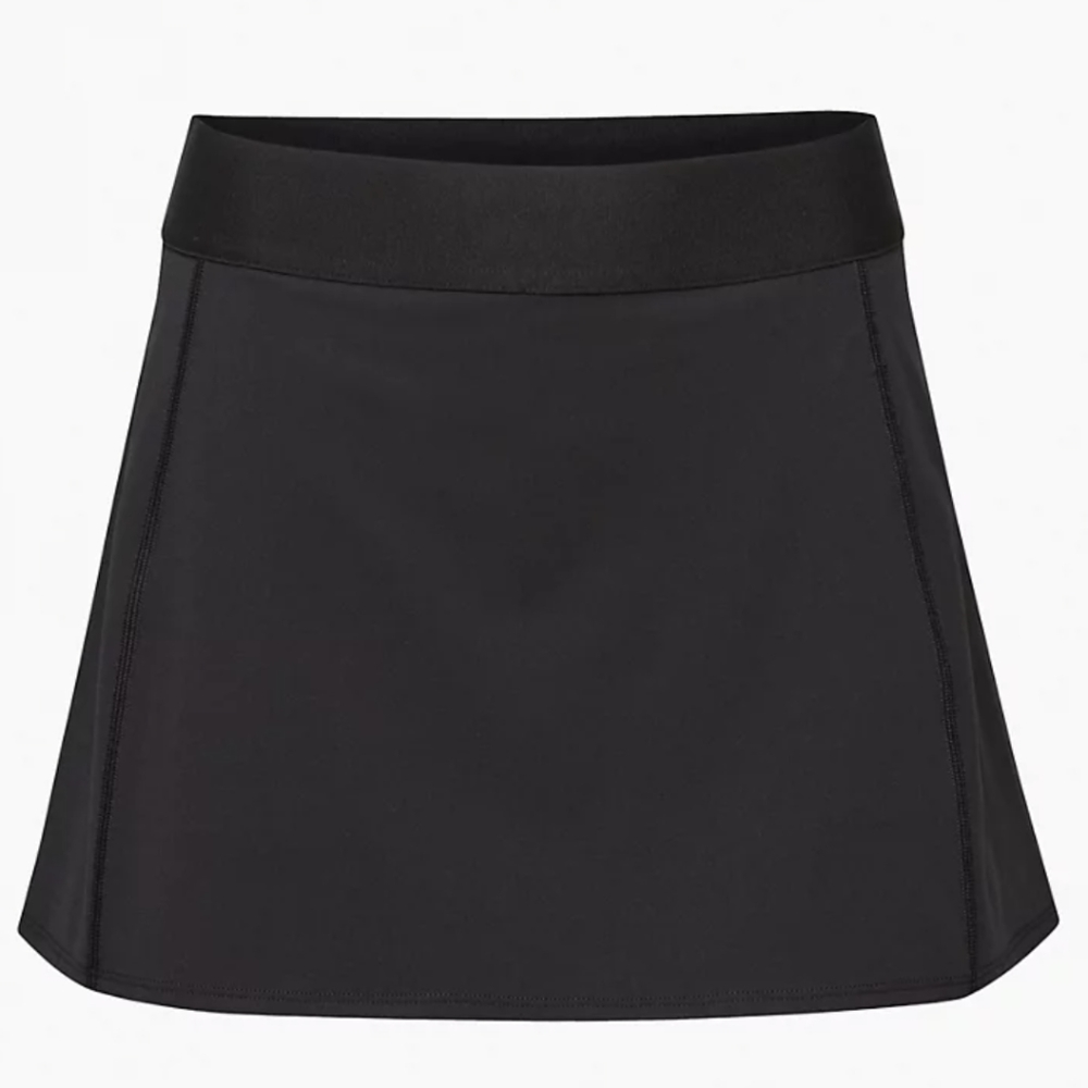 Aritzia tennis micro skirt with built-in shorts (Black, XS)
